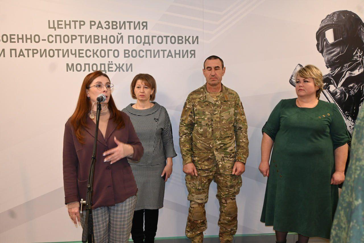 Открытие филиала Центра военно-спортивной подготовки и патриотического воспитания молодежи.
