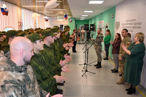 Открытие филиала Центра военно-спортивной подготовки и патриотического воспитания молодежи.